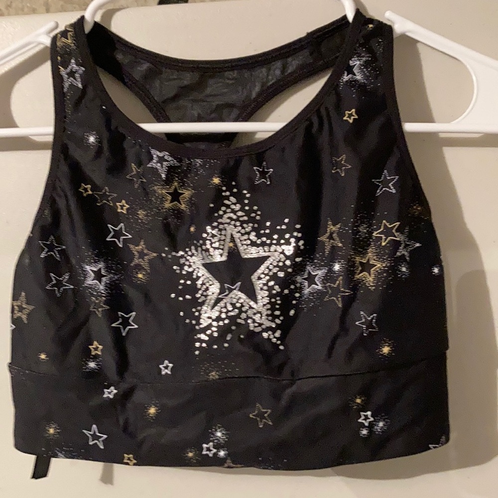 NWOT black vs sports bra